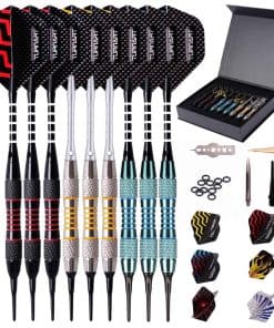 Dardos de Punta de Plástico - Set de Dardos Profesional de