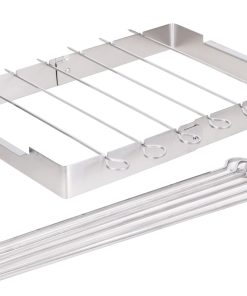 Juego de Soporte para Brochetas HONSHEN para Parrilla, 12