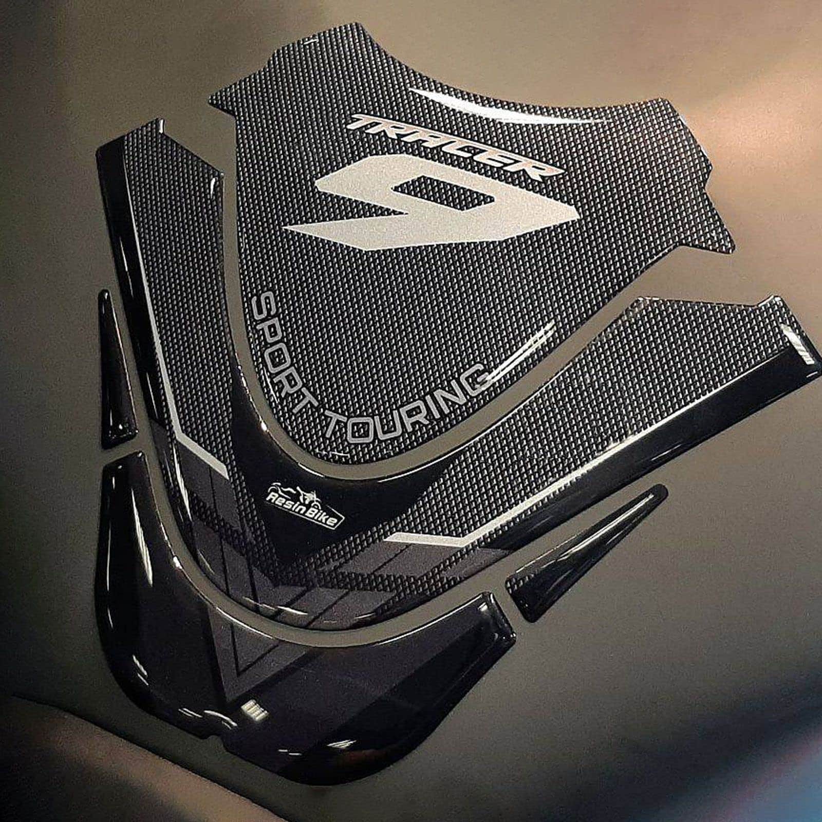 Calcomanías 3D de Resina para Moto -Carbono