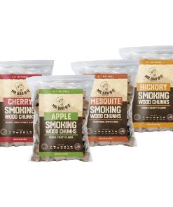 Paquete de Variedad de Trozos de Madera para Ahumar,