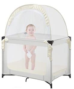 Toldo L RUNNZER Pack N Play, Tienda de Cuna para Bebé para