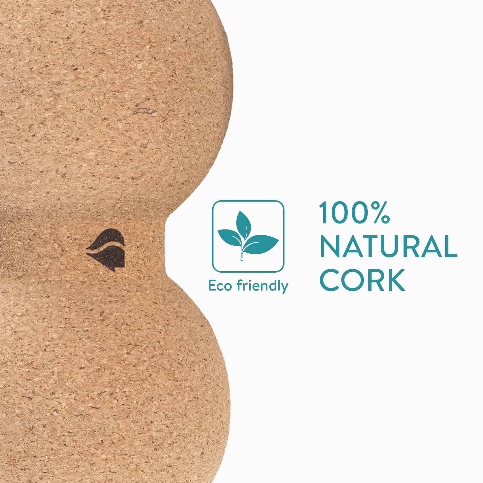 Navaris Juego de Rodillos de Masaje de Corcho (3 Piezas) - - Imagen 7