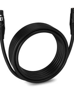 Cable de micrófono balanceado LyxPro Quad Series de 20 pies