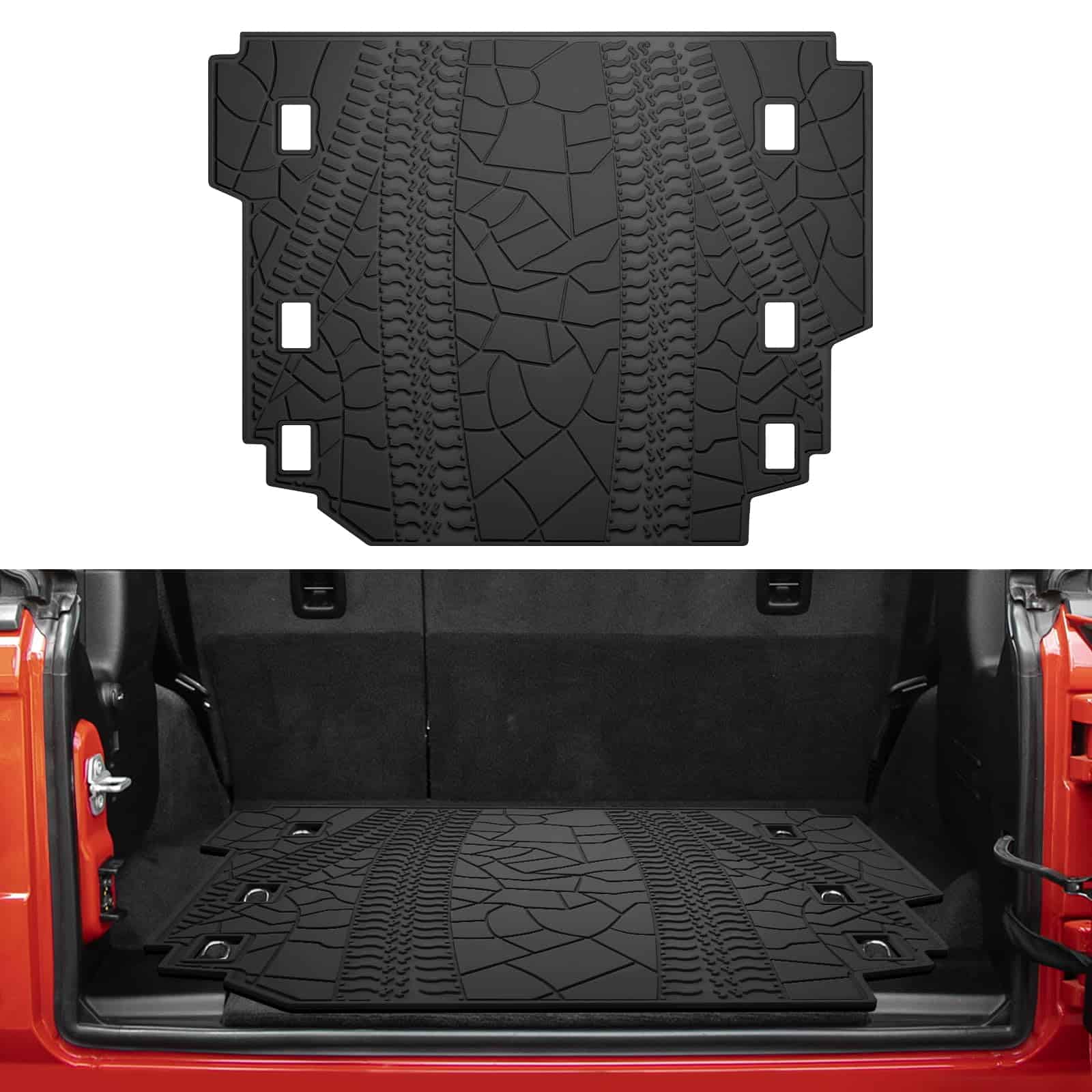 Tapete protector de carga MEALAM para Jeep Wrangler JL 4