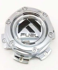 TAPA CROMADA DE 2 PIEZAS PARA FUEL OFF-ROAD (6X5.5 LRG