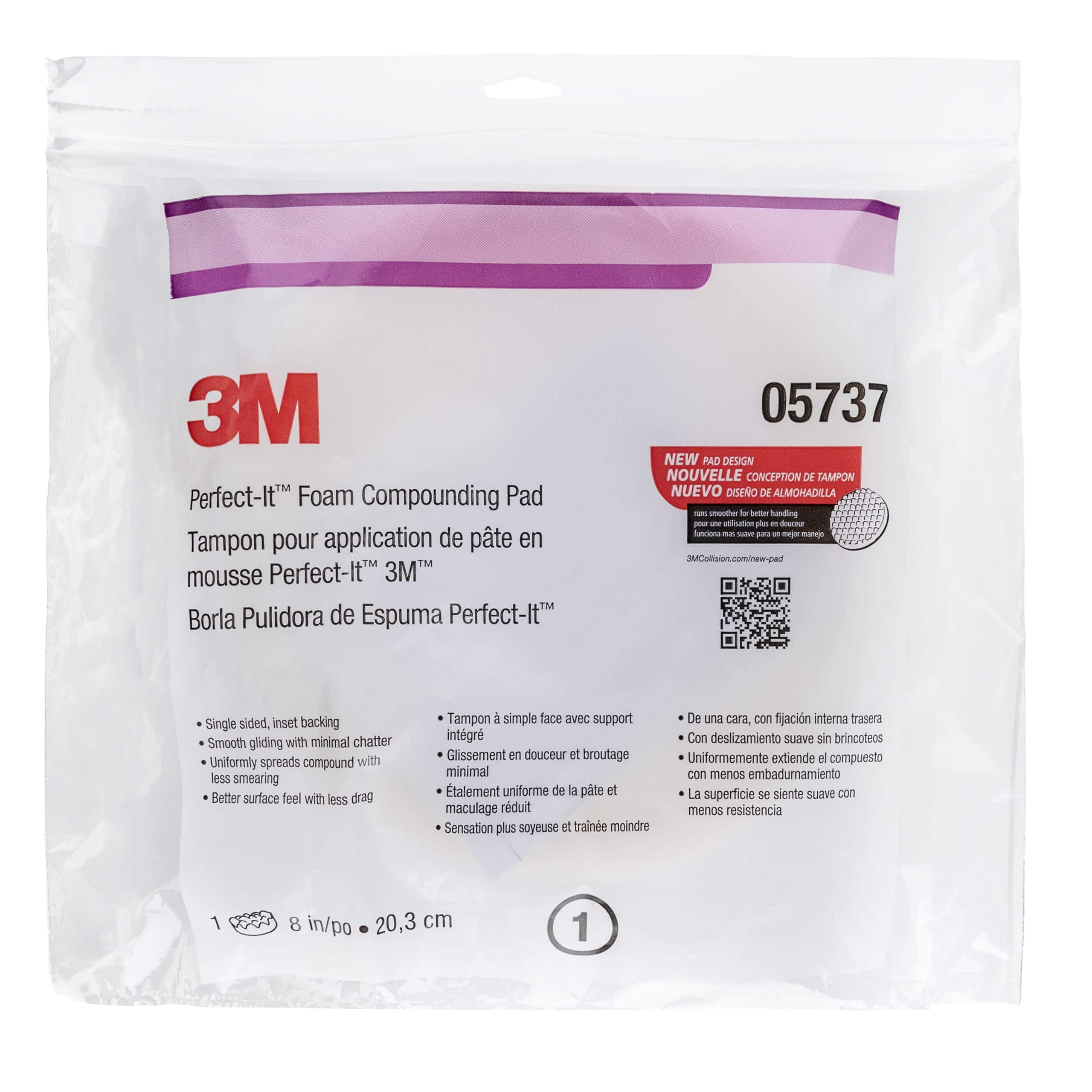 Kit de almohadillas para pulir foam de compuesto 3M - Imagen 6