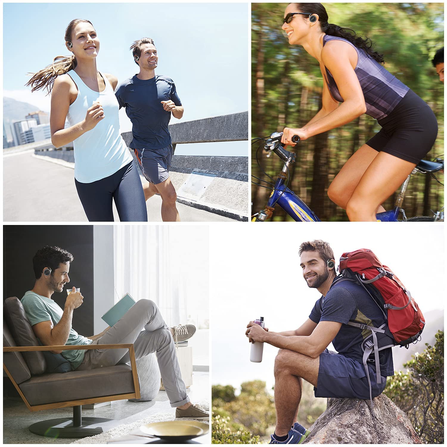 Audífonos itayak Behind The Head, Bluetooth 5.0 Diadema - Imagen 7