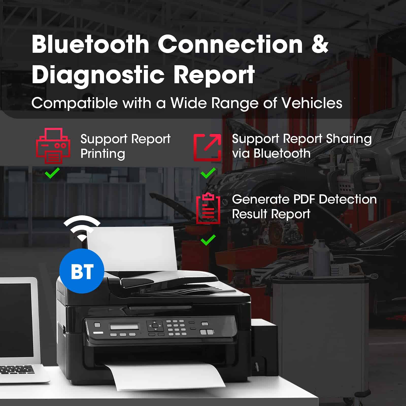 Probador de Batería Bluetooth Launch BST 360 - Imagen 10