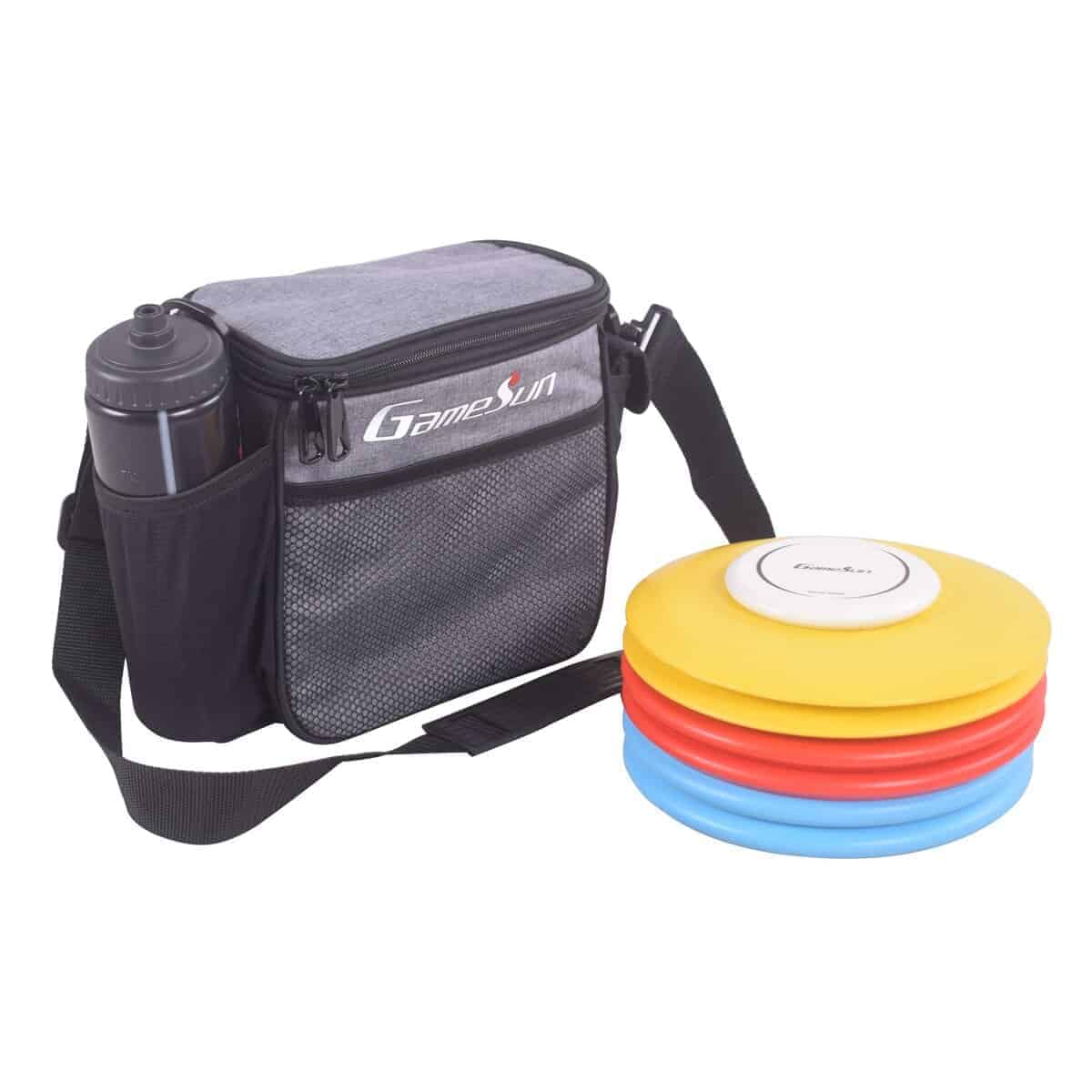 Juego de Disc Golf con 6 Discos y Mini Disco, Bolsa de Disc