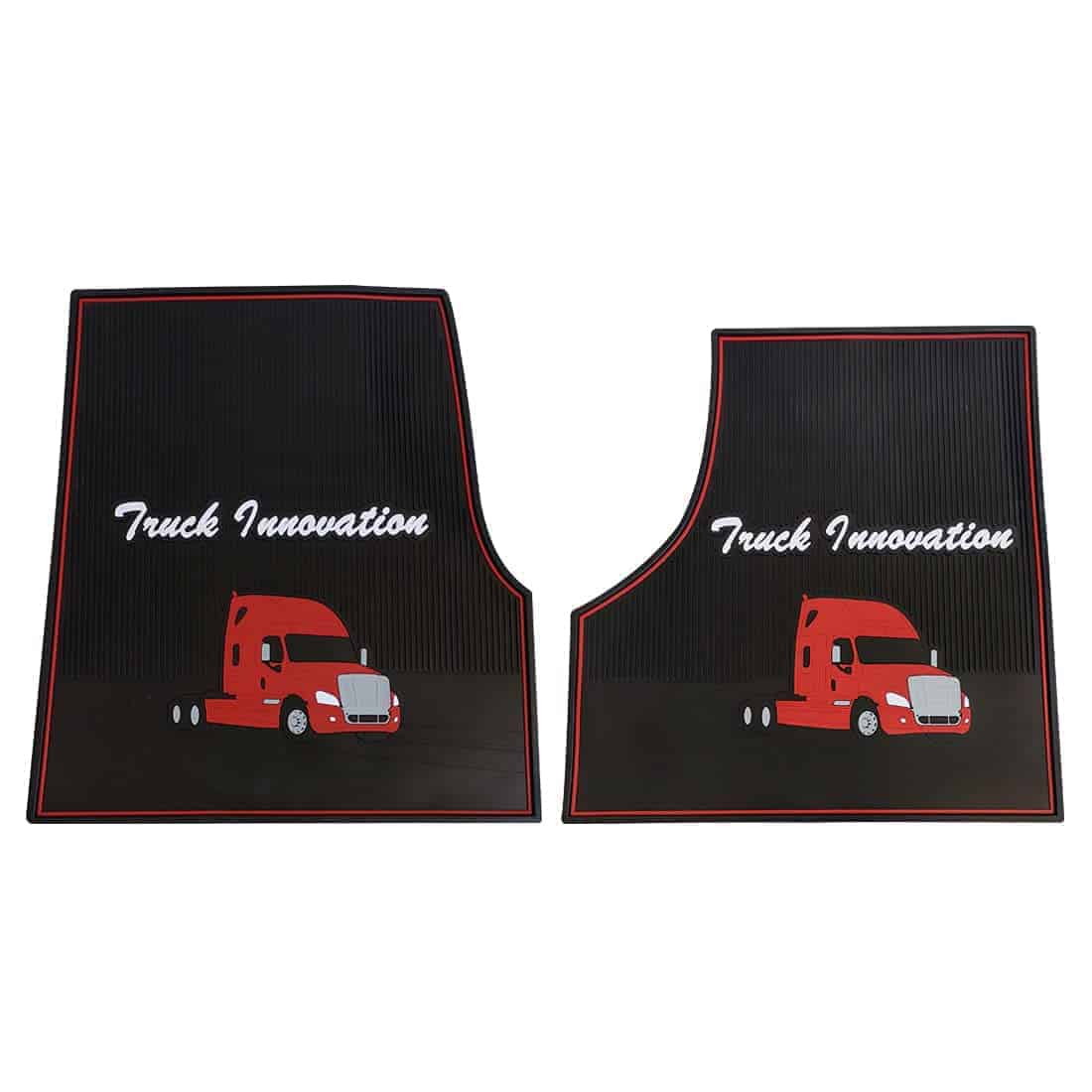 Conjunto de tapetes de piso delanteros de goma FIT