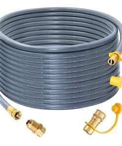 Kit de extensión de manguera de gas natural de 48 pies 1/2