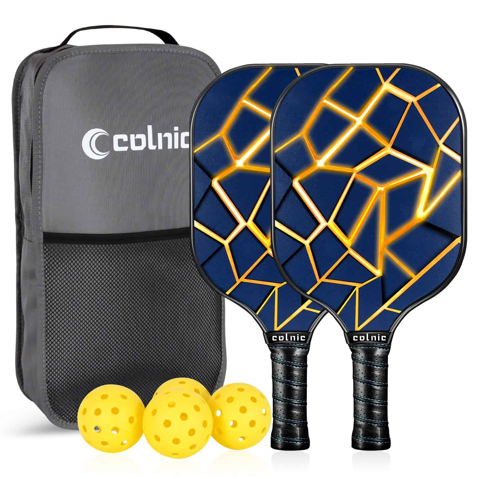 Juego de 2 Raquetas de Pickle Ball, Palas de Pickleball con