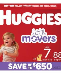 Pañales Huggies Little Movers, Talla 7-41+ Libras (88