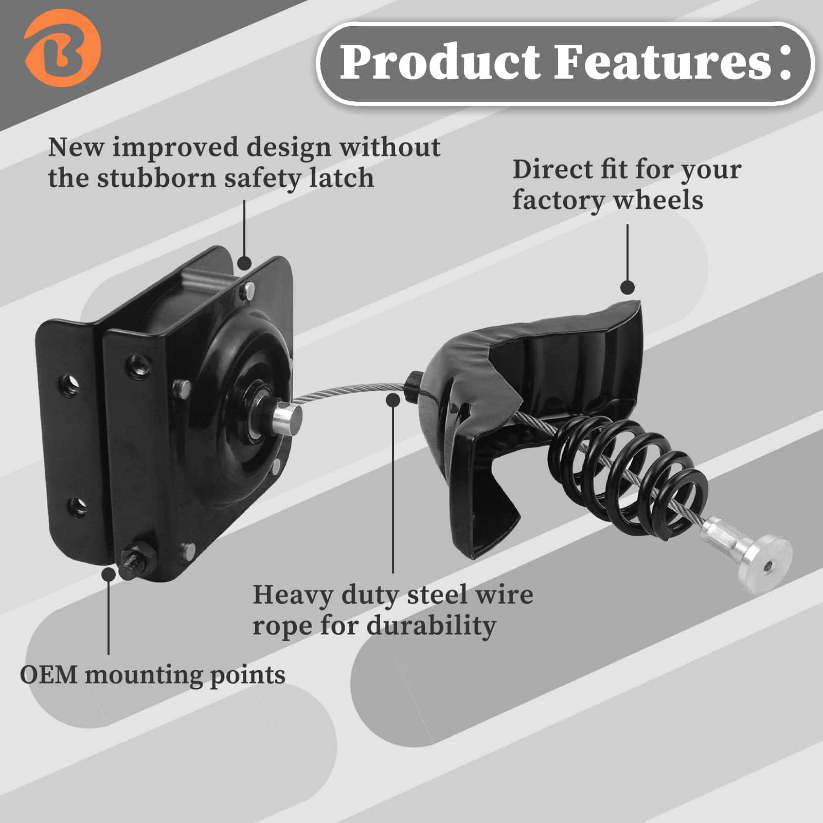 Bicos 924-541 52058707 Gato de rueda de repuesto Winch - Imagen 5