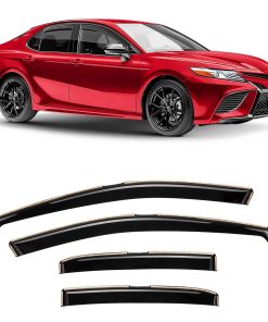 Voron Glass Deflectores de lluvia extra -Negro