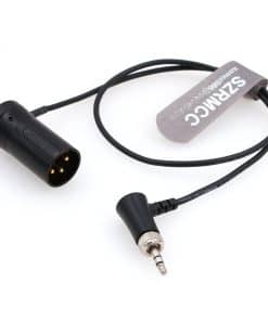 Cable de audio SZRMCC XLR 3 Pin Macho de bajo perfil a