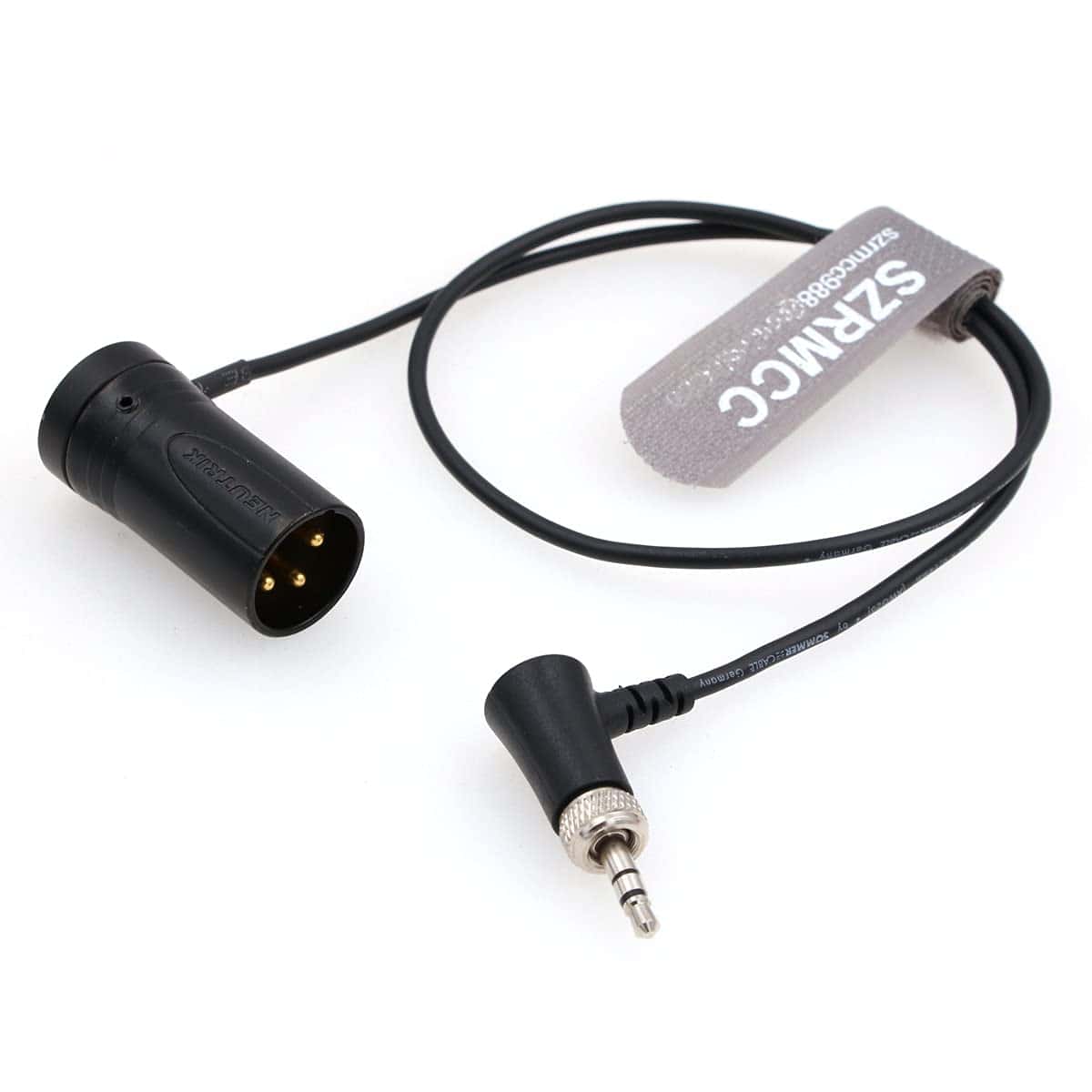 Cable de audio SZRMCC XLR 3 Pin Macho de bajo perfil a