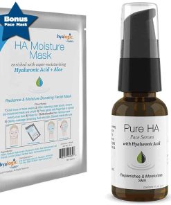 Suero facial Hyalogic Pure HA de 1 oz con 1 mascarilla