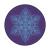 Tapete de Yoga de Meditación Redondo -Morado Oscuro