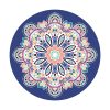 Tapete de Yoga de Meditación Redondo -Morado