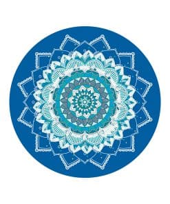 Tapete de yoga redondo de meditación de lujo Keolorn
