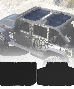 Xprite Sunshade Compatible with Jeep Wrangler JK JKU