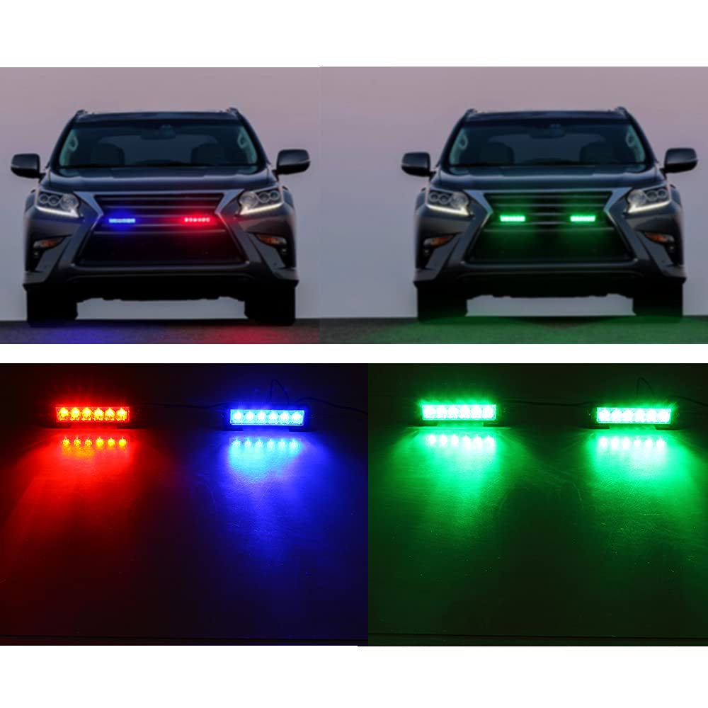 Barra de luces de emergencia intermitentes LED 2 piezas - Imagen 6