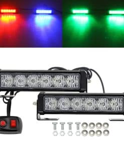Barra de luces de emergencia intermitentes LED 2 piezas