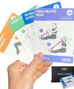 Tarjetas de Ejercicios de Entrenamiento con Bandas de