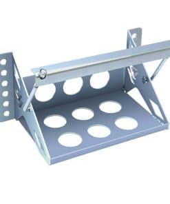 Caja de montaje de batería de acero metálico JY PERFORMANCE