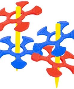 Juego de lanzamiento de anillos Gamie para niños, incluye 2