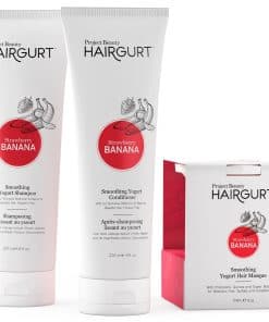 Set de Cuidado Capilar Suavizante de Fresa y Plátano