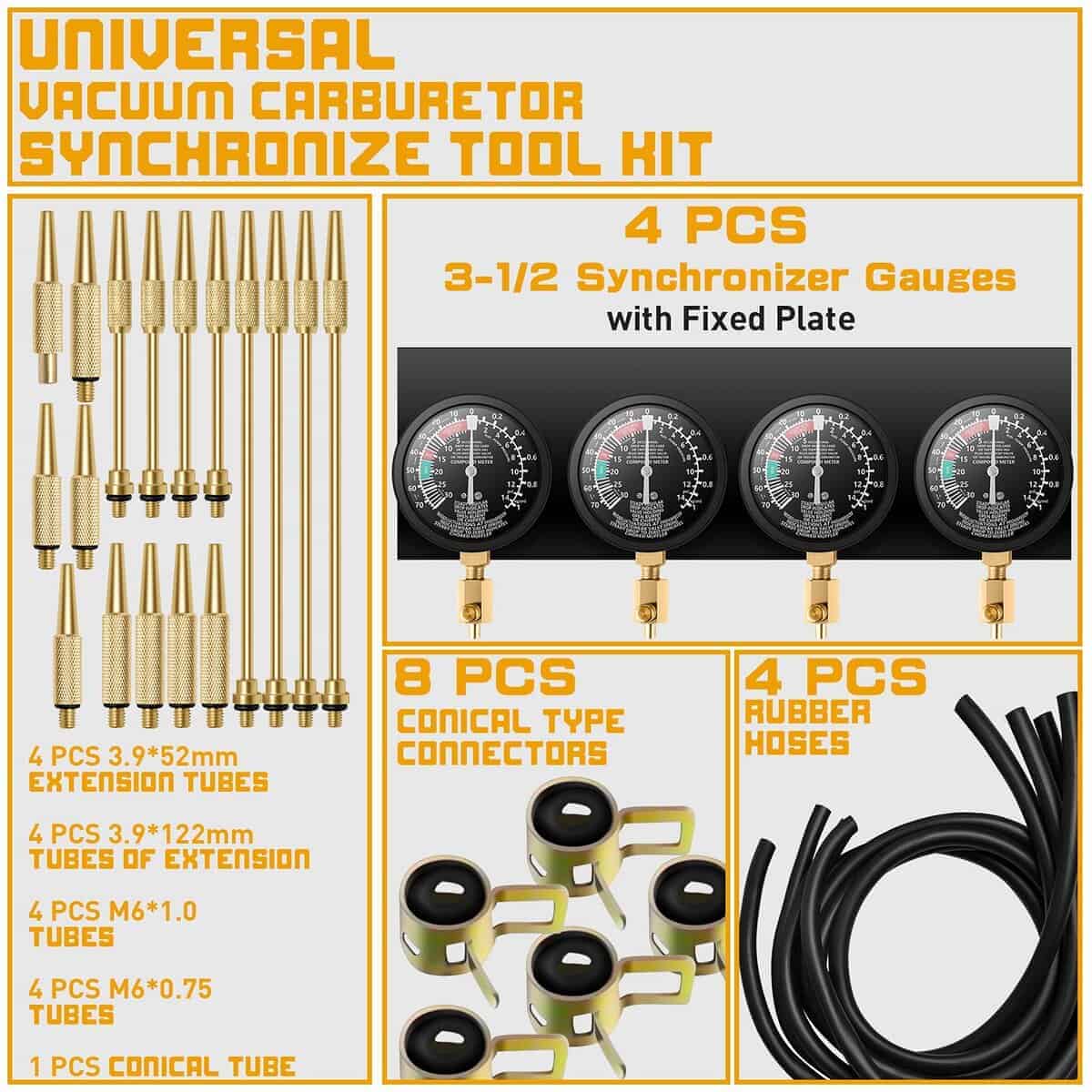 Kit de Sincronización de Carburador al Vacío para - Imagen 6