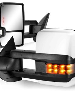 Espejos de Remolque SIZIOM para Chevy -Blanco
