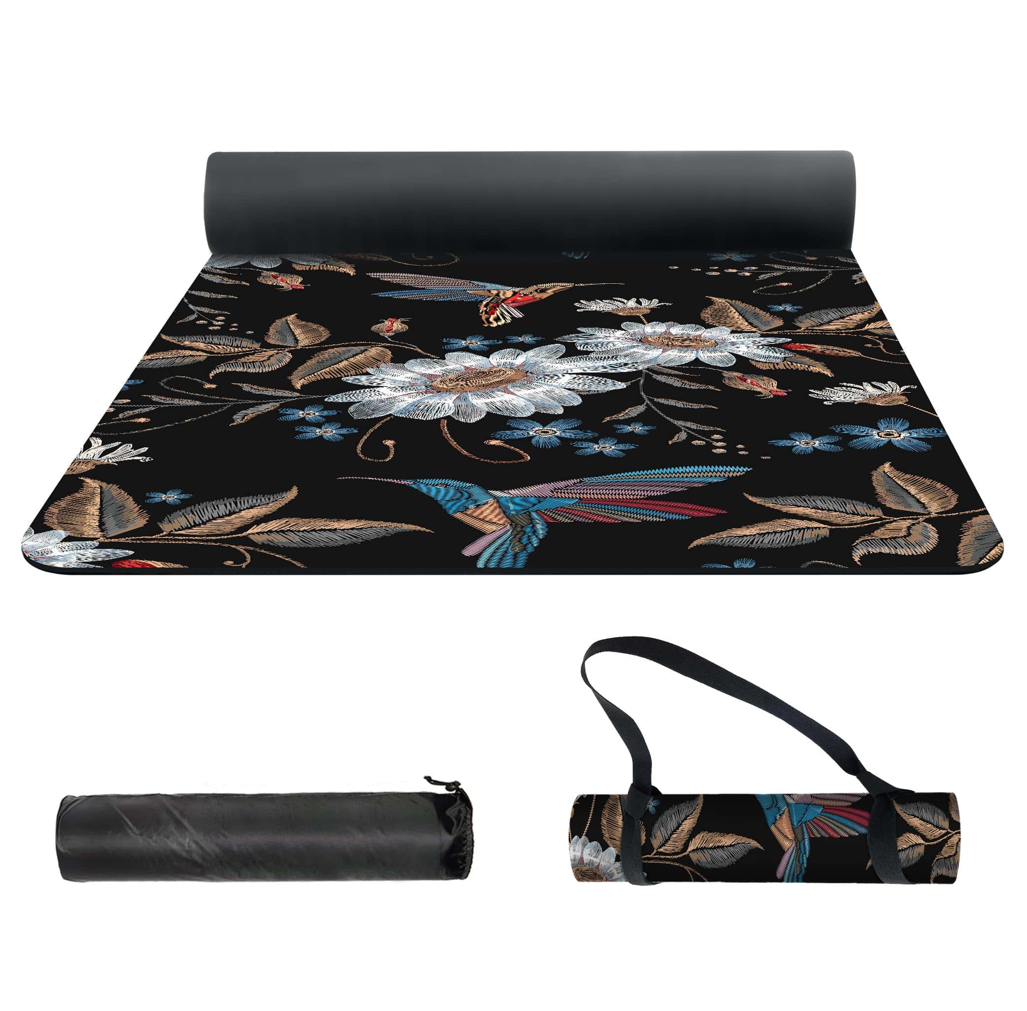 Tapete de Yoga nuveti Estampado Extra Grueso TPE -Bird - Imagen 3