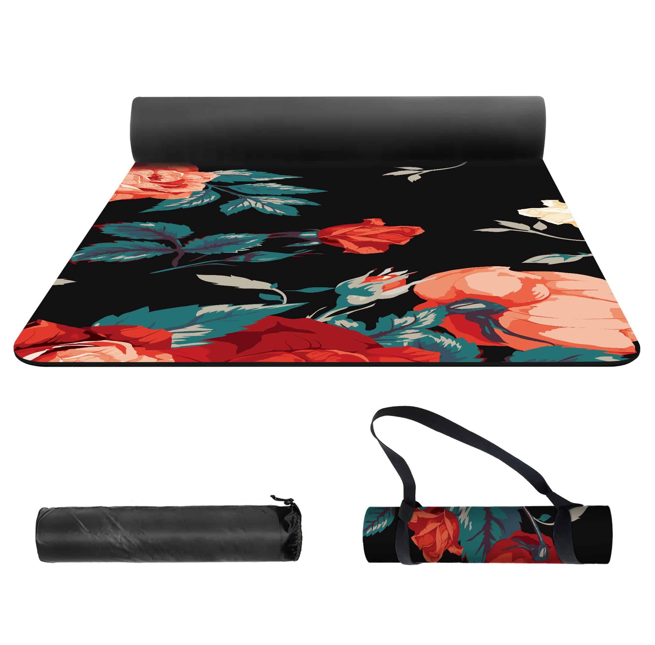 Tapete de Yoga estampado nuveti Extra -Rojo-C - Imagen 3