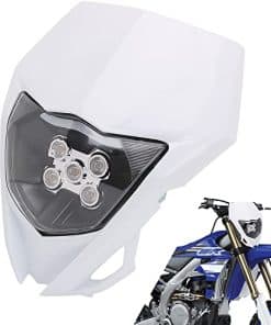 AnXin Faro LED para Motocicleta, Kit de Faros -Blanco