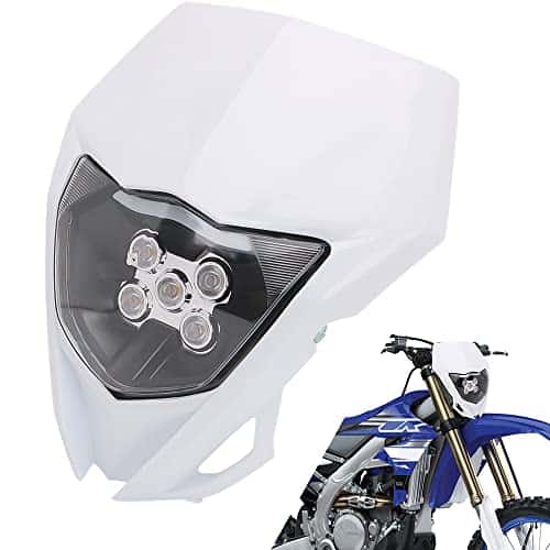 AnXin Faro LED para Motocicleta, Kit de Faros -Blanco