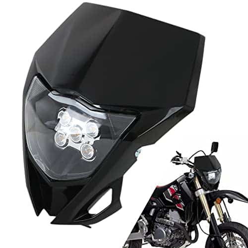 AnXin Faro LED para Motocicleta, Kit de Faros -Negro