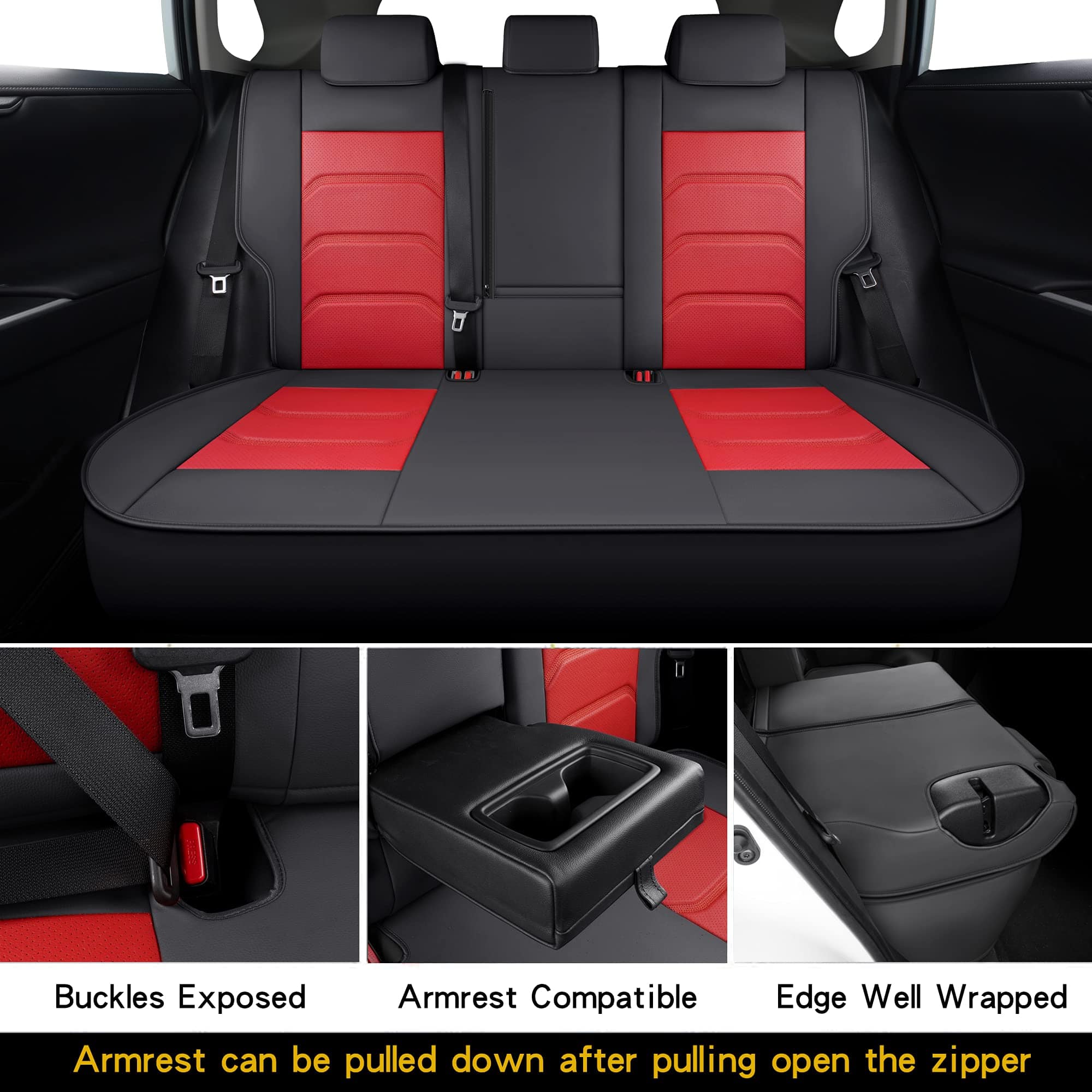 Cubiertas de Asiento de Coche de Cuero Sintético - Imagen 4