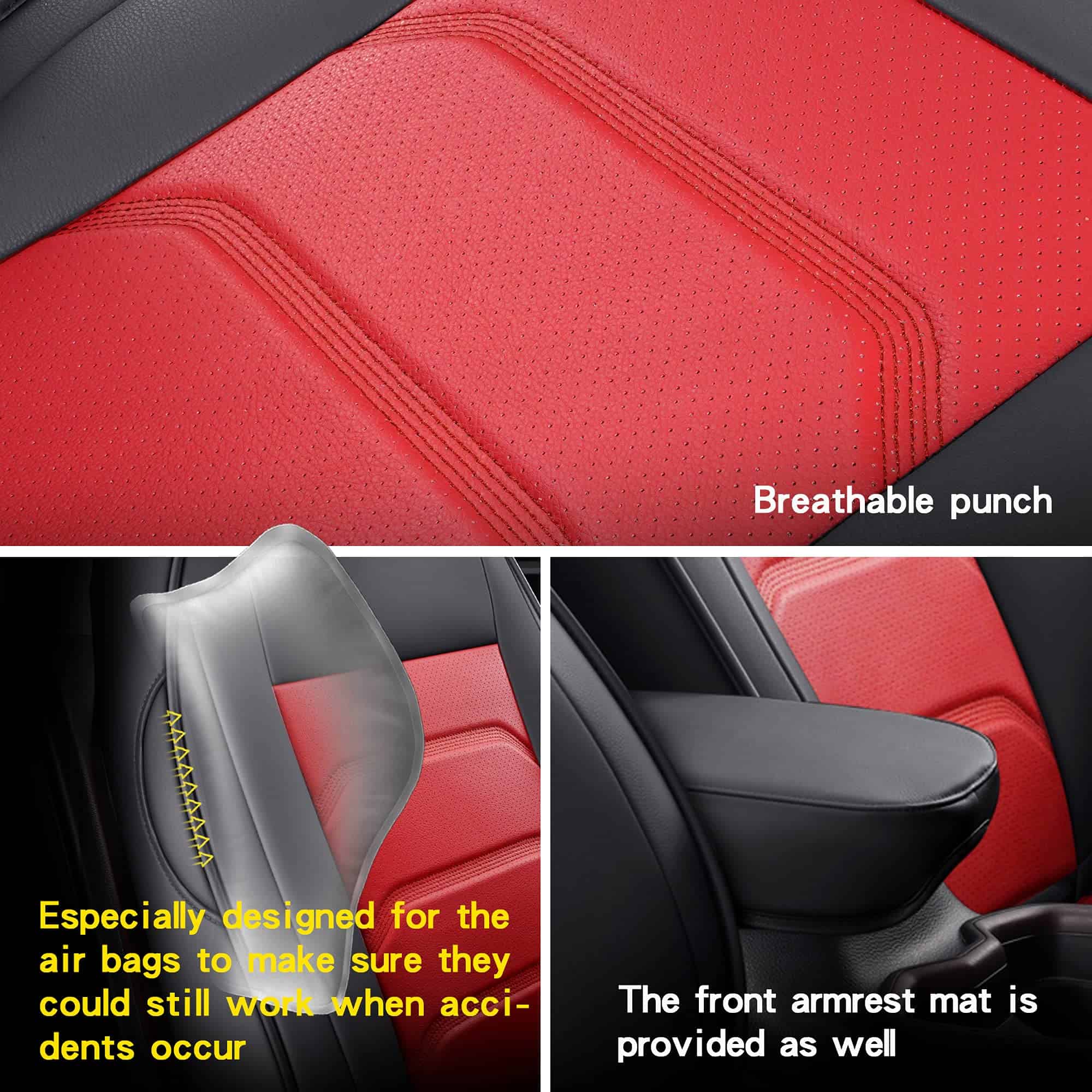 Cubiertas de Asiento de Coche de Cuero Sintético - Imagen 7