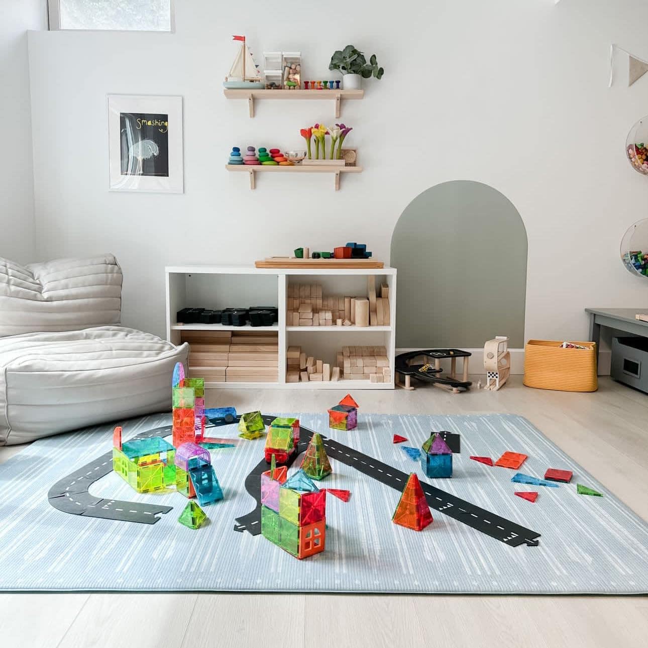 The Shwally PlayMat - Tapete de Juego Suave para Bebé - - Imagen 5