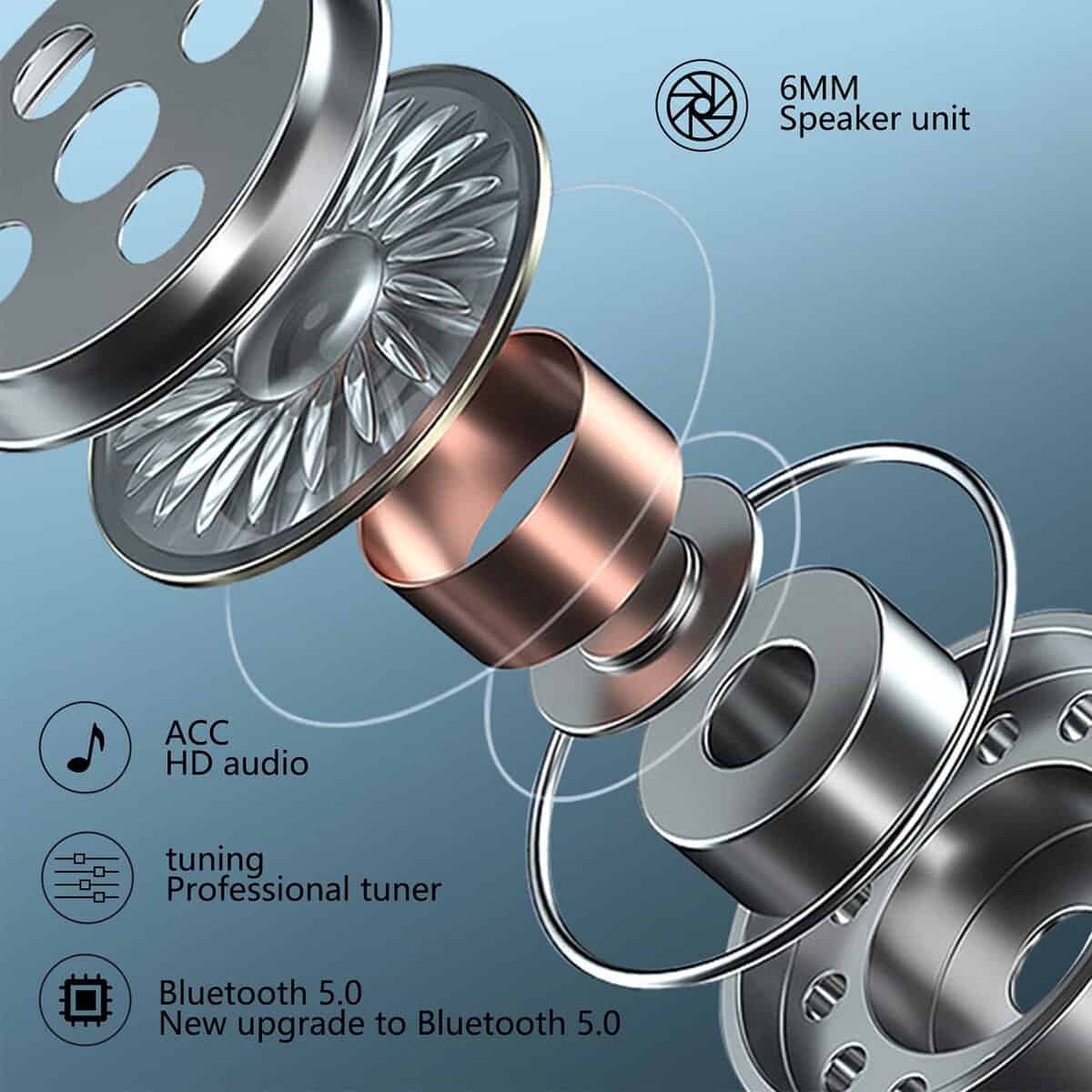 AMAFACE Auriculares inalámbricos, Auriculares estéreo - Imagen 7