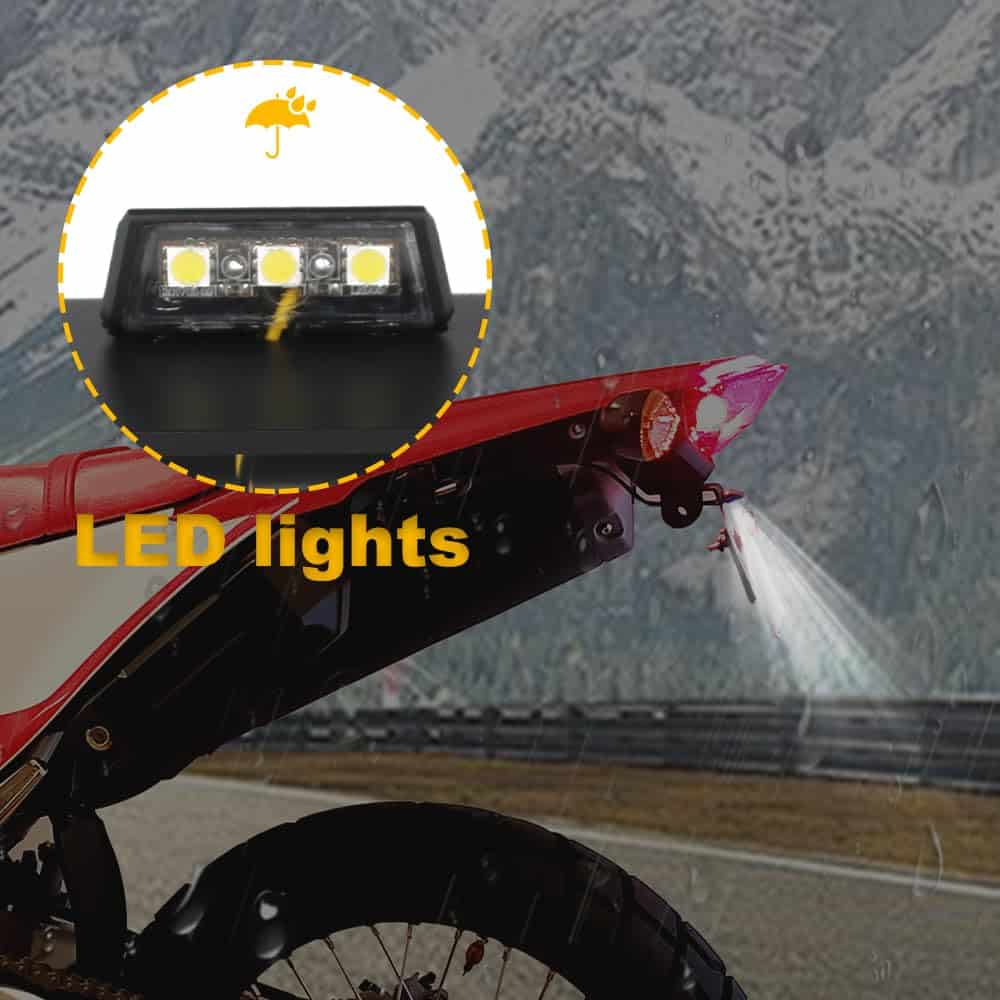 Eliminador de salpicaduras de motocicleta REARACE - Imagen 7