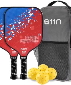Set de 2 paletas de pickleball A11N -Azul/Rojo