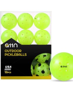Pelotas de Pickleball A11N S40 para Exteriores -Verde Neón