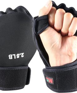 Guantes de mano con peso de 5 lb (2.5 lb cada uno), Guantes
