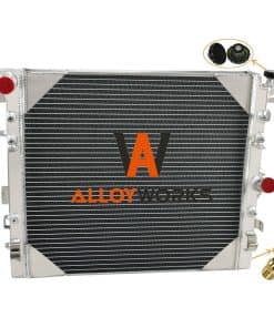 Radiador de aluminio ALLOYWORKS para Jeep Wrangler JK 3.6L