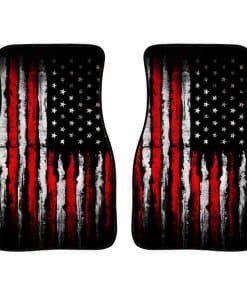 Tapetes de piso de caucho con estampado de bandera