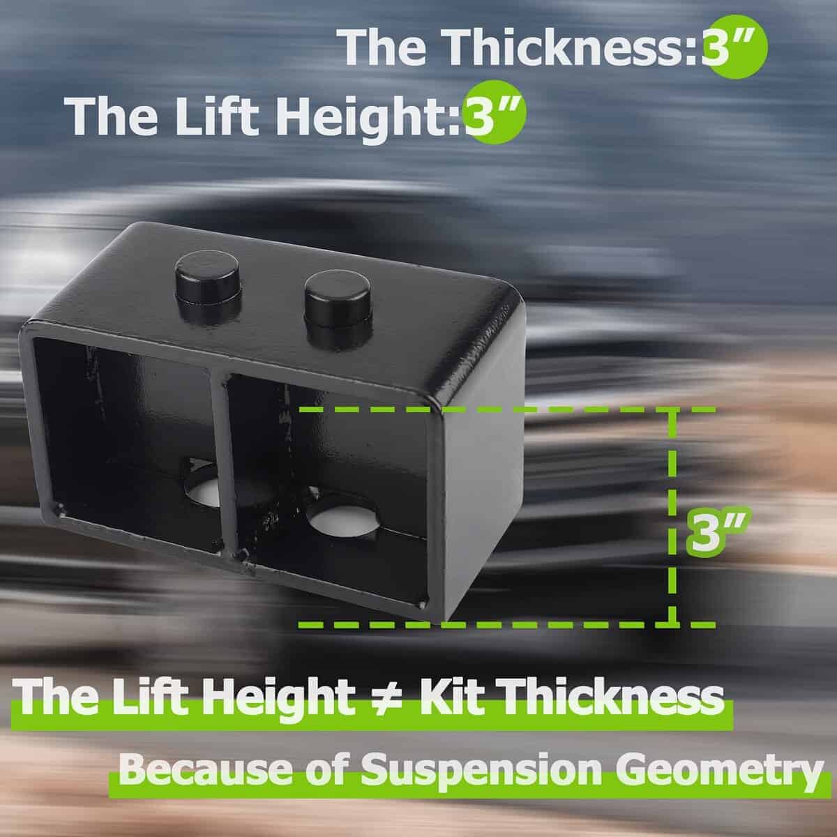 Kits de Bloqueo de Nivelación Trasera de 3" para 2004-2020 - Imagen 5